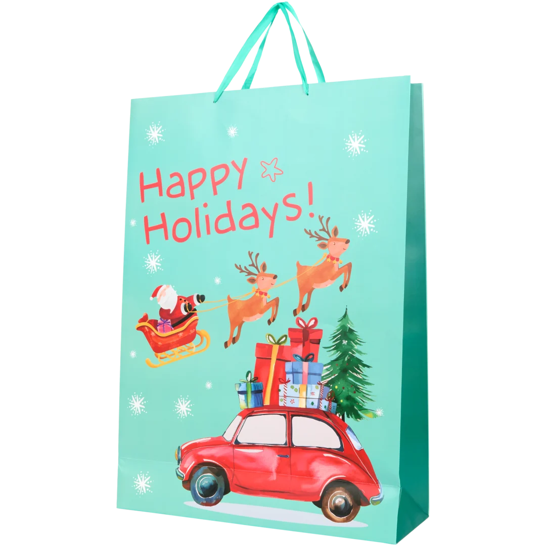Weihnachtliche Geschenktüte XL 2