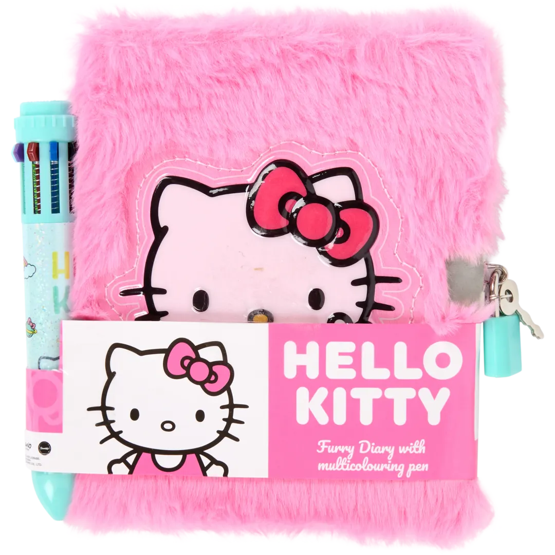 Fluffy dagboek met slot