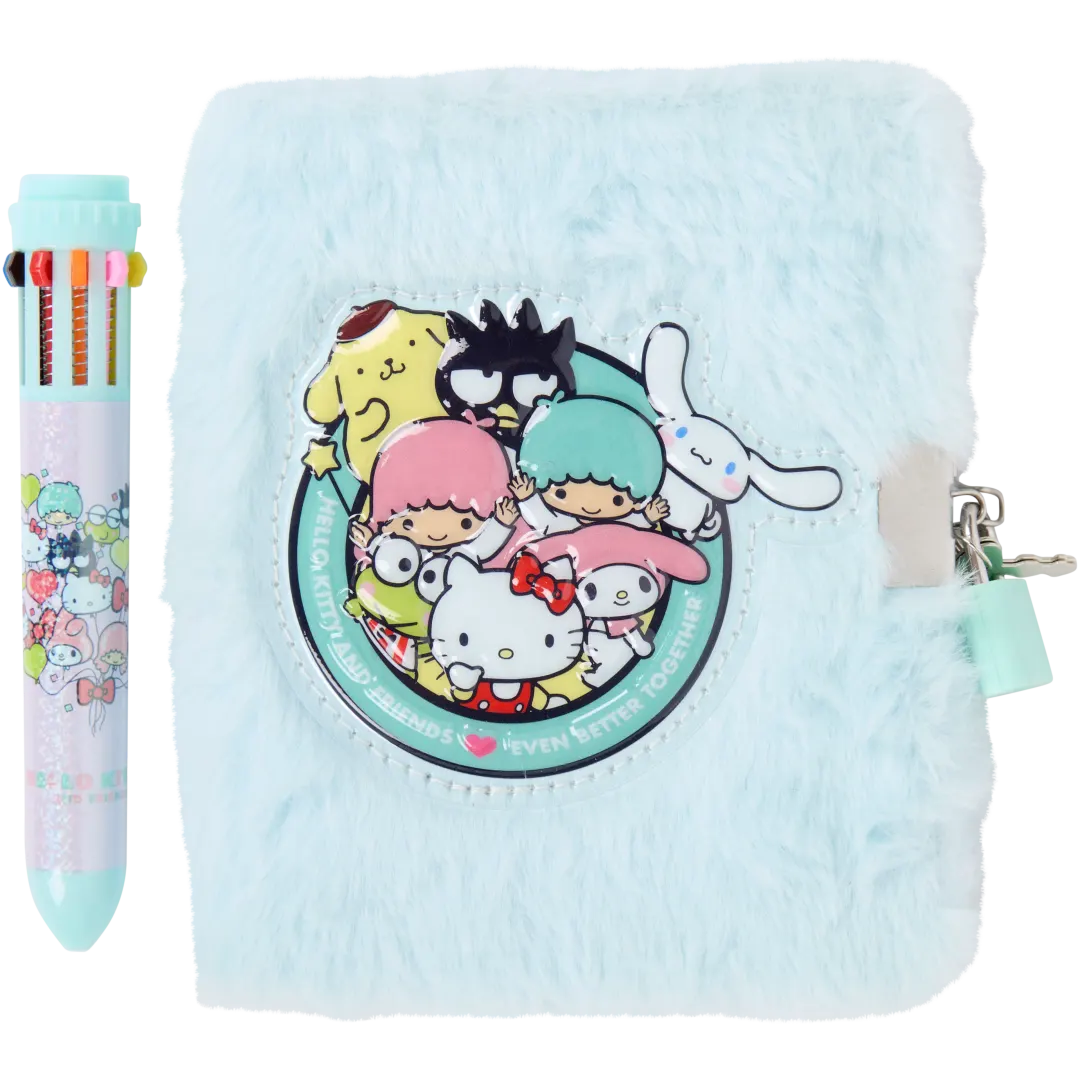 Fluffy dagboek met slot