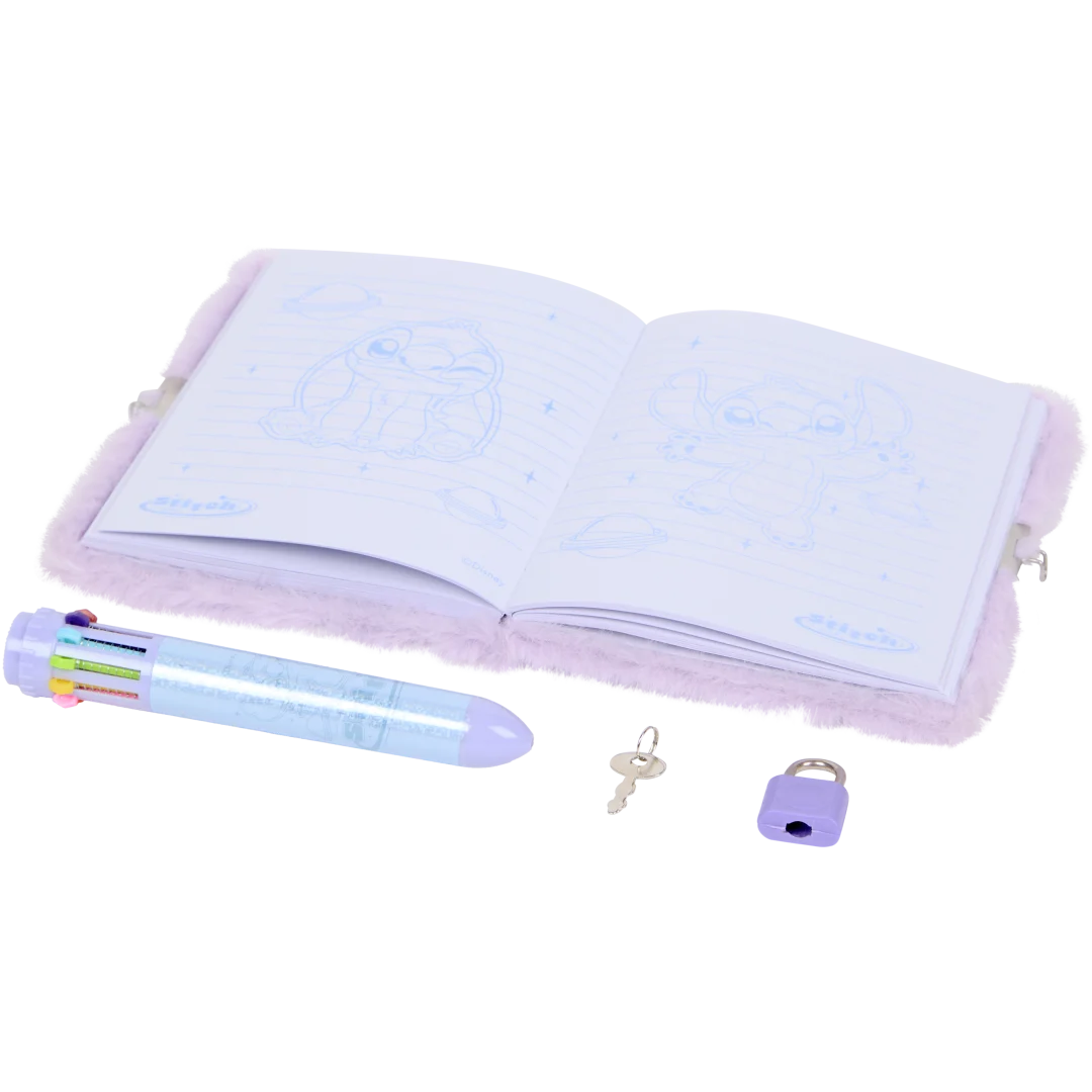 Fluffy dagboek met slot