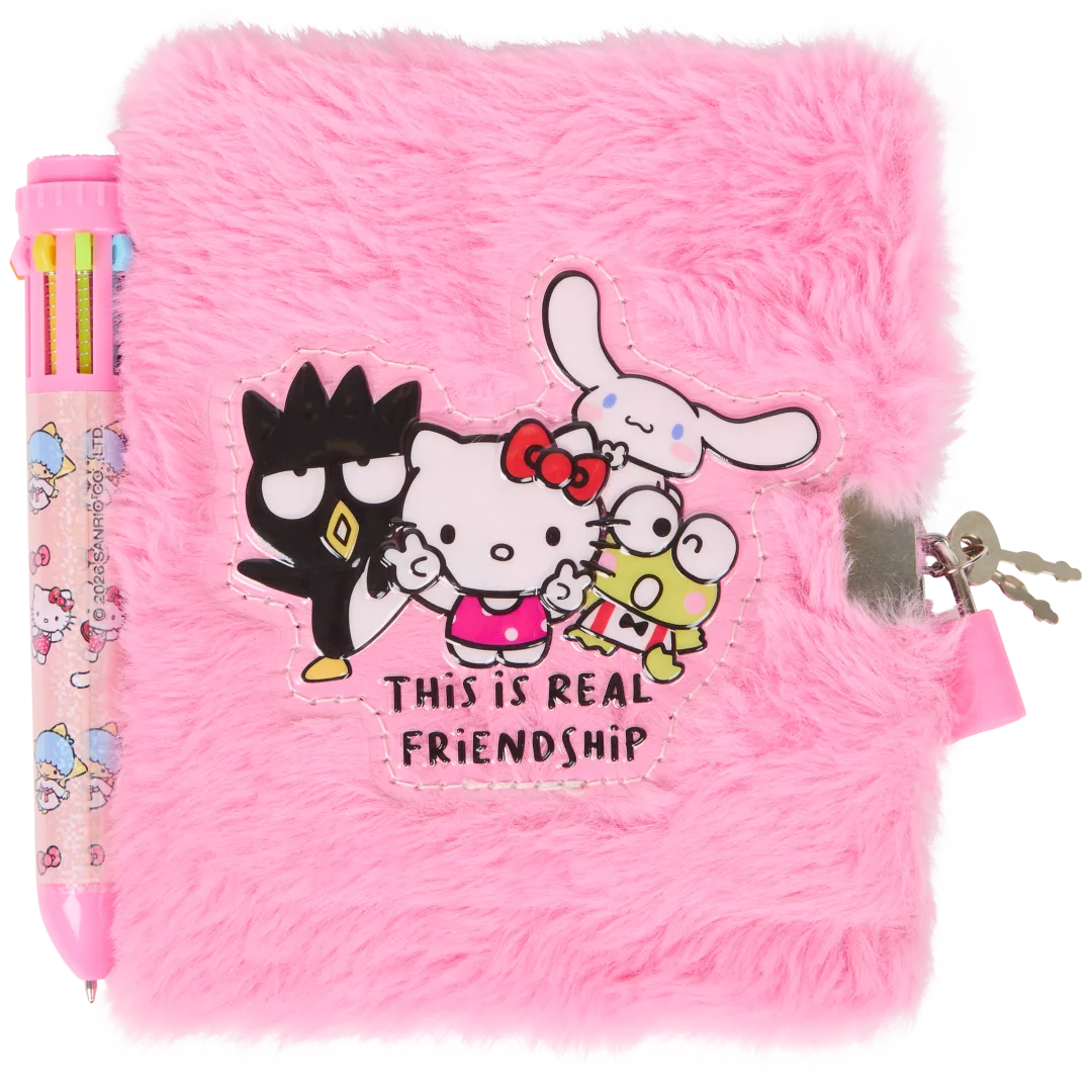Diario fluffy con lucchetto