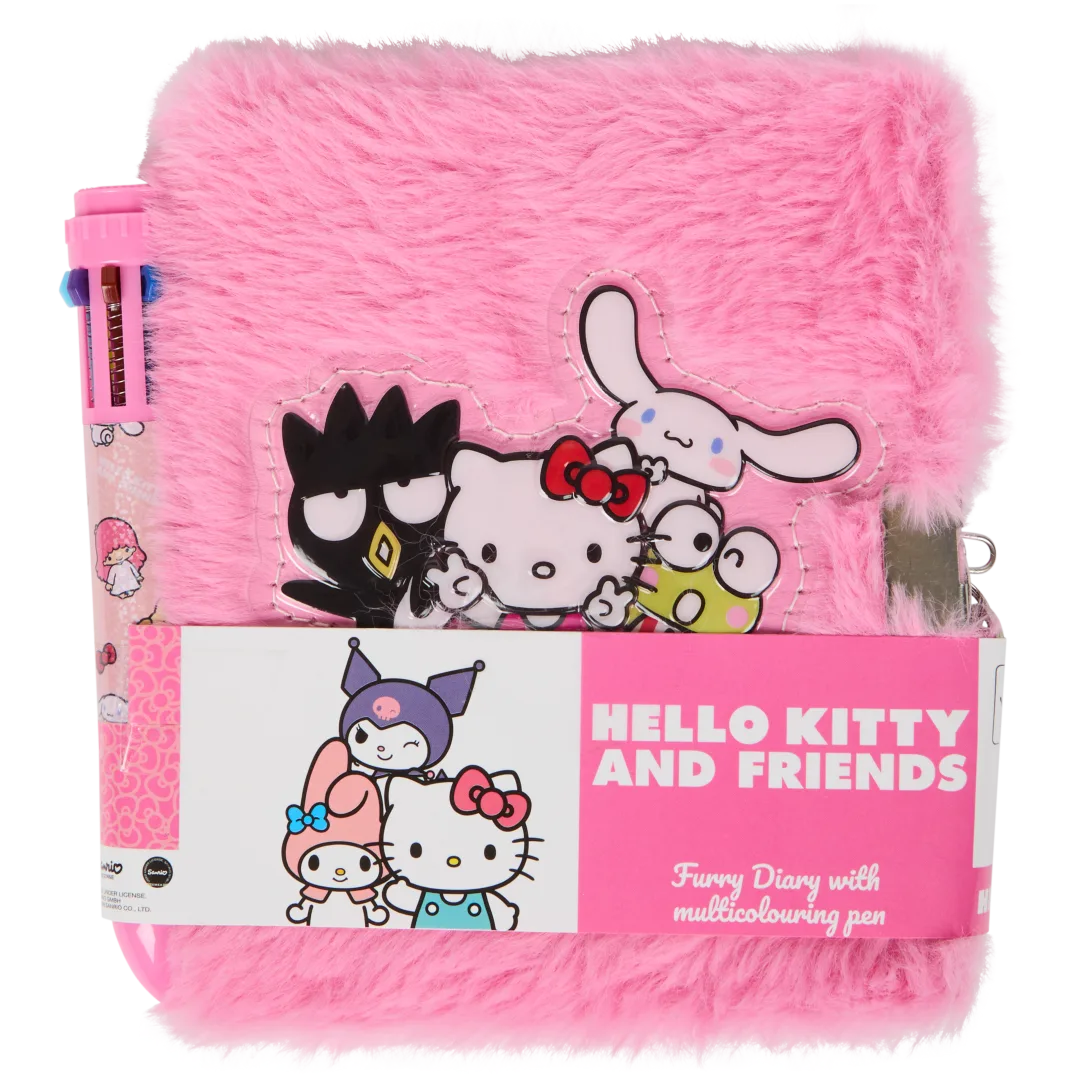 Diario fluffy con lucchetto