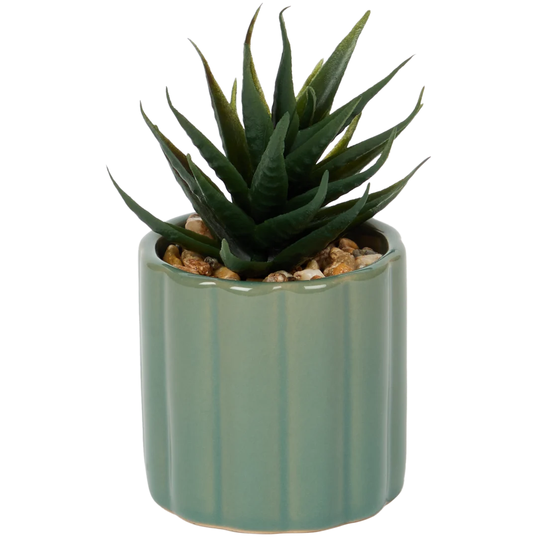Kunstvetplantje in pot