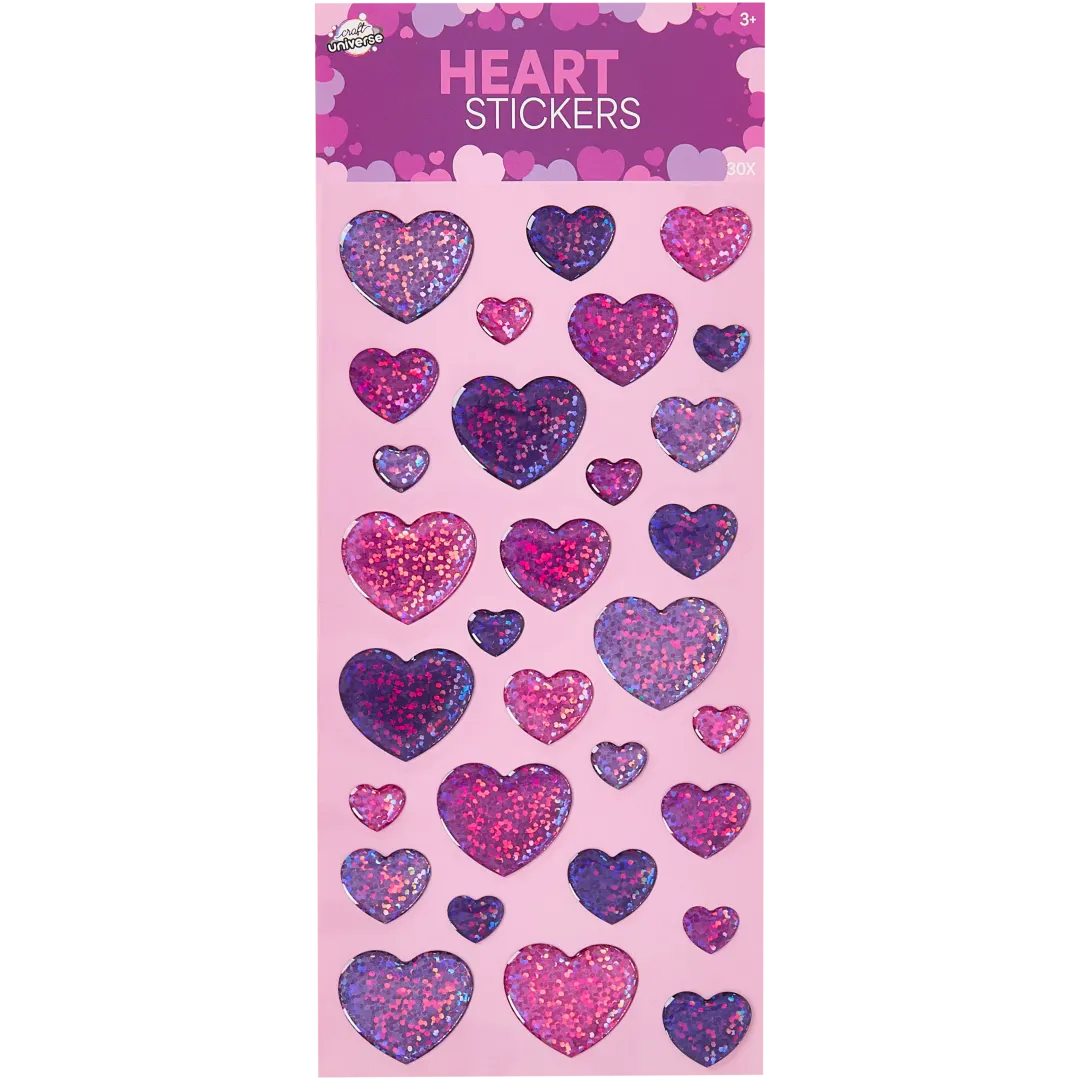 Nálepky ve tvaru srdce Craft Universe 1