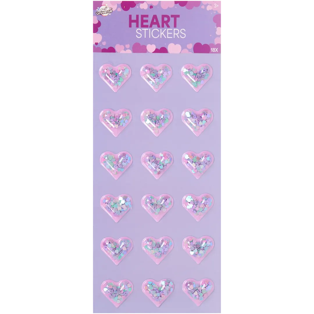 Nálepky ve tvaru srdce Craft Universe 8