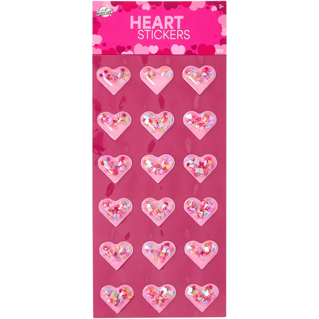 Nálepky ve tvaru srdce Craft Universe 7