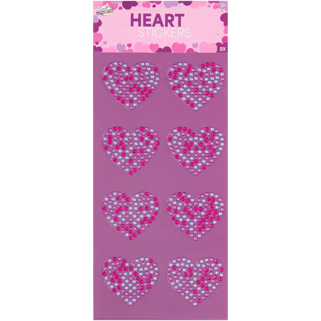 Nálepky ve tvaru srdce Craft Universe 4
