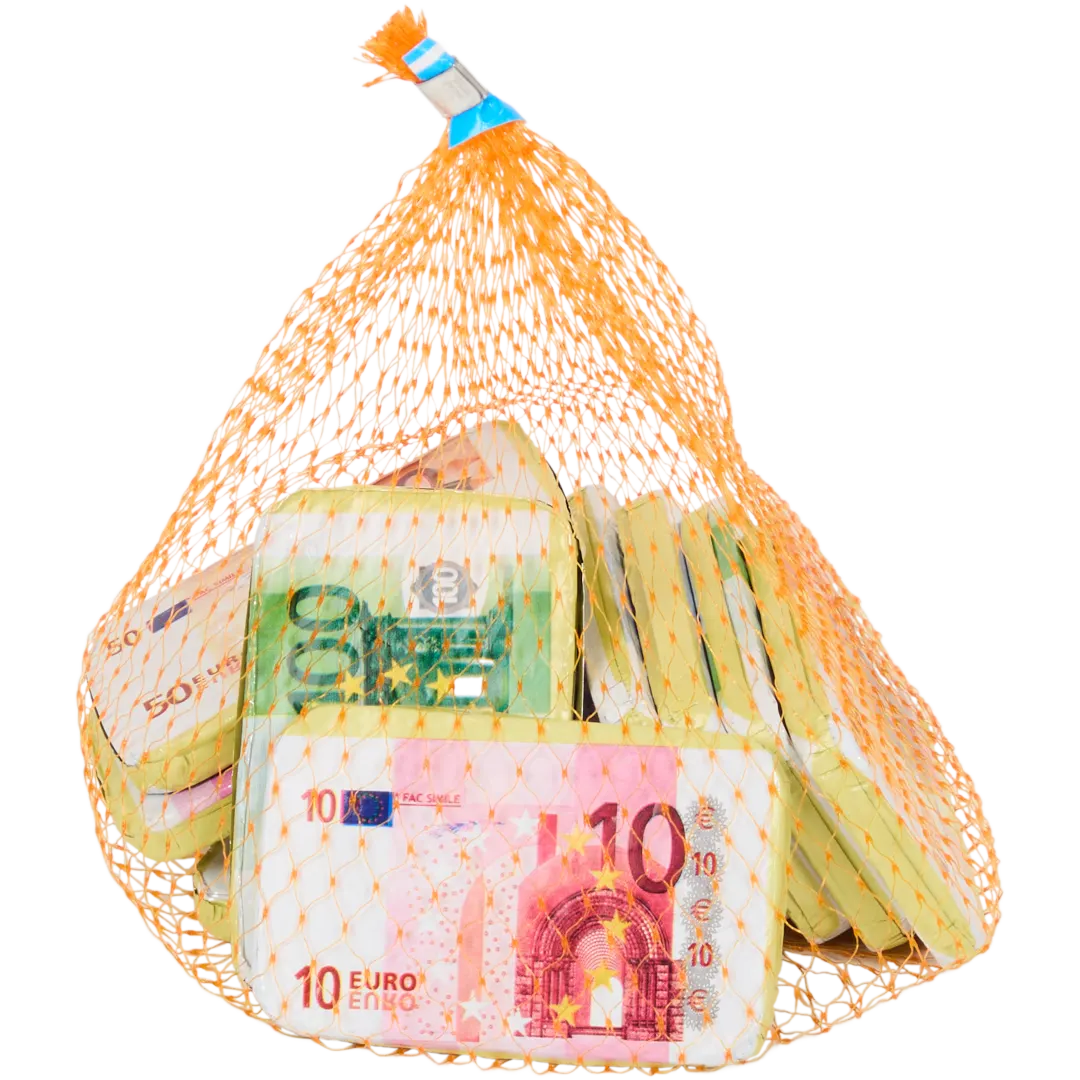 Smikkelhuys chocolade bankbiljetten