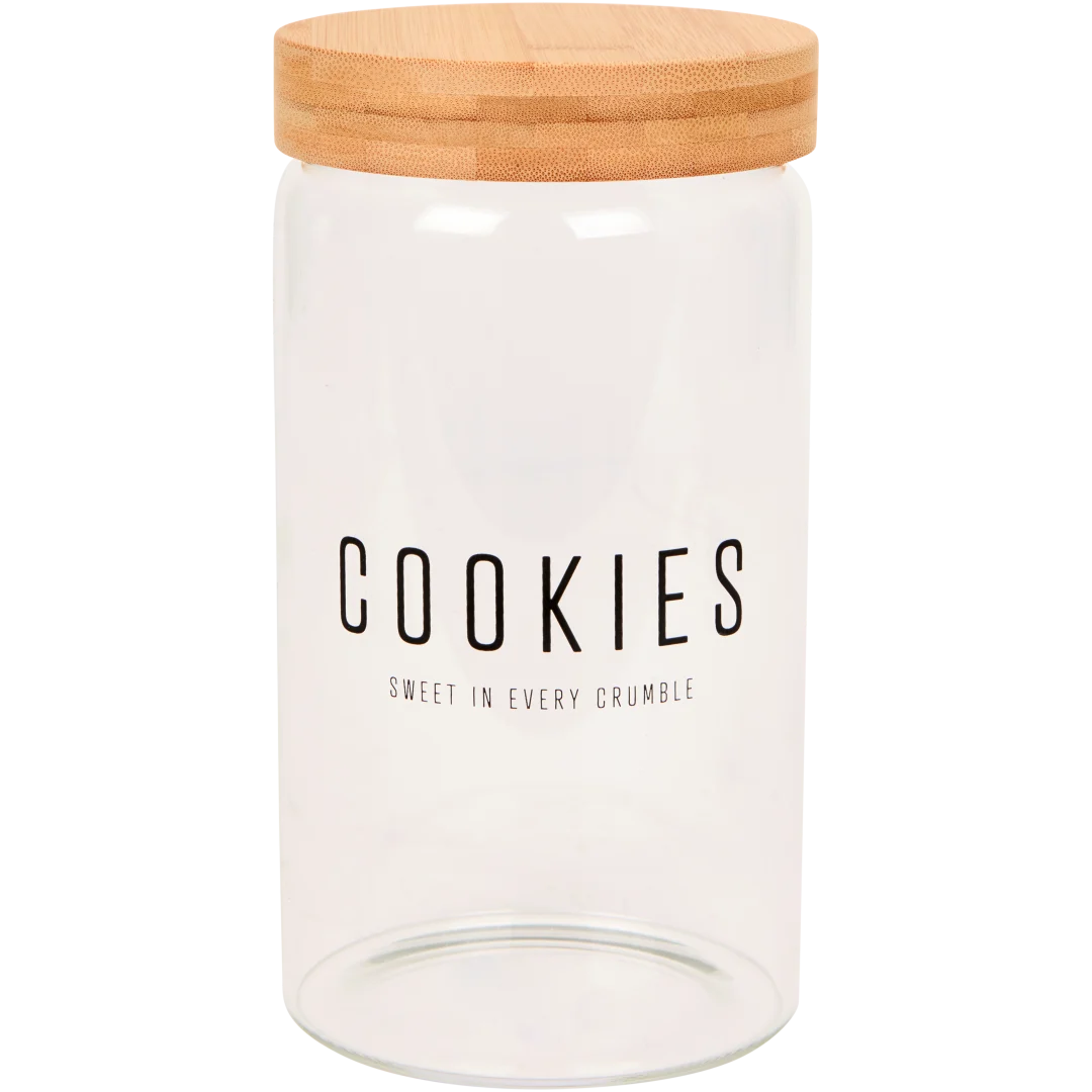 Pot de conservation avec couvercle en bois