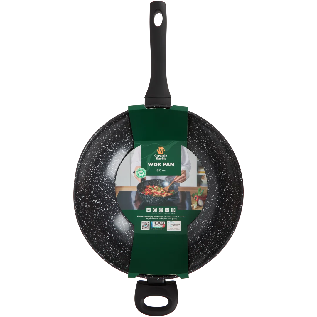 Ceramic Marble Wok 2