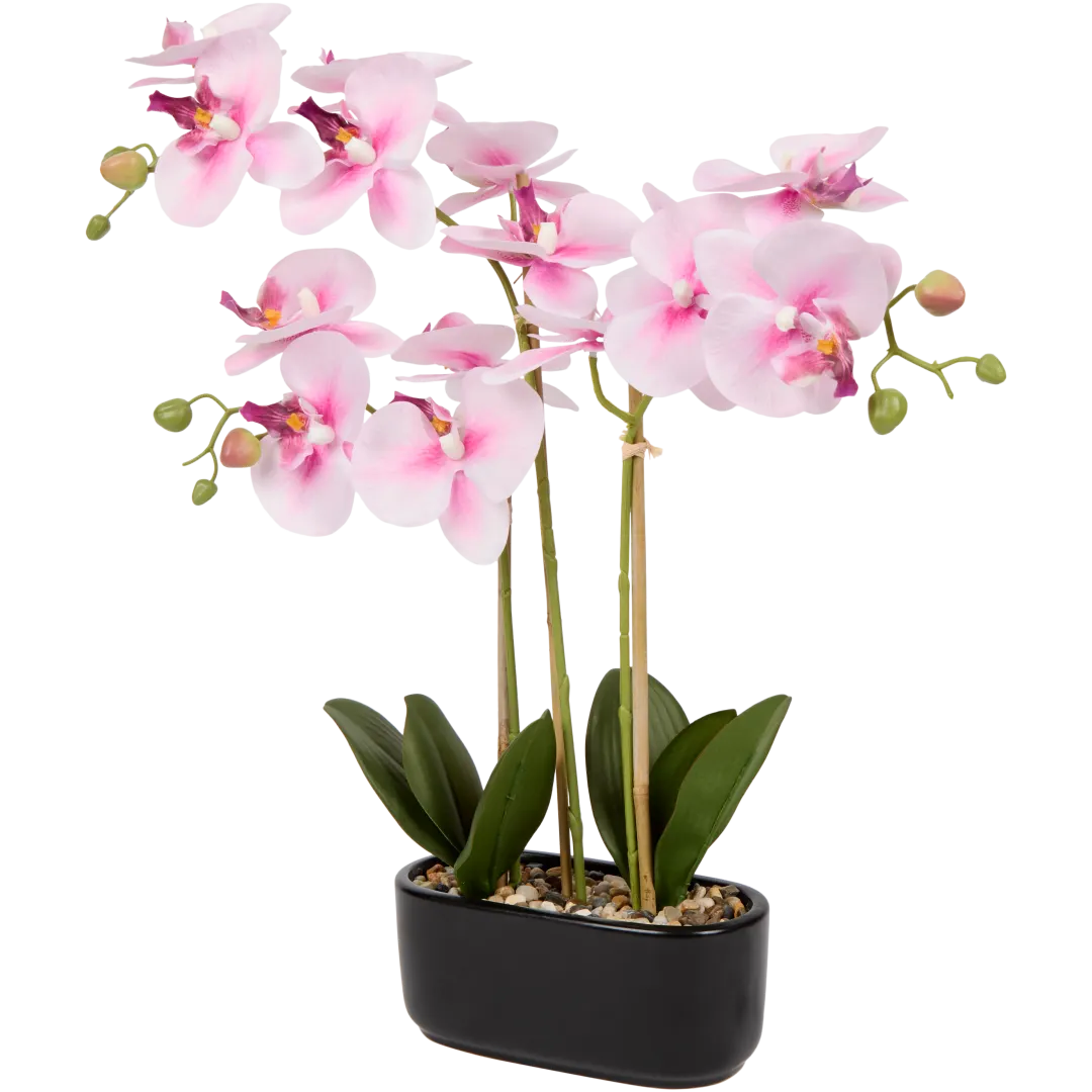 Orchidée artificielle en pot 3