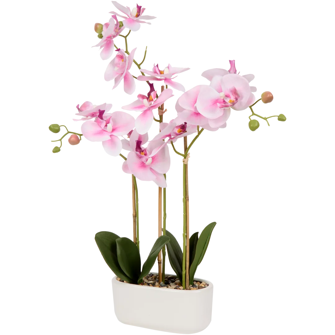 Orchidée artificielle en pot 1