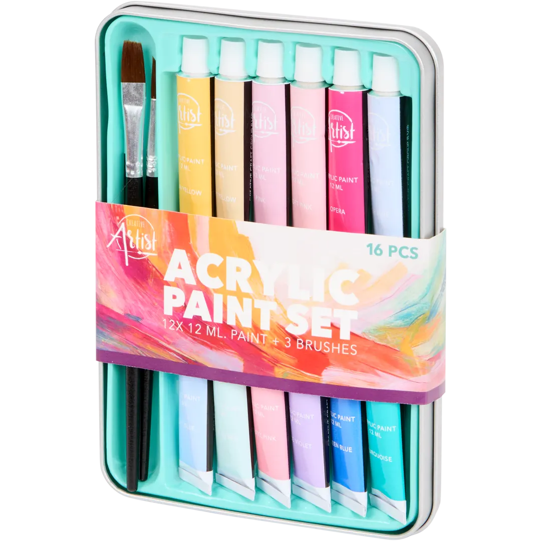 Zestaw farb akrylowych Kolory pastelowe 1