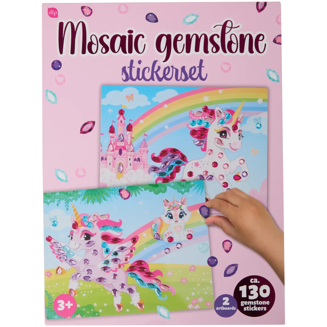 Kit criativo de mosaicos e pedras autocolantes 5
