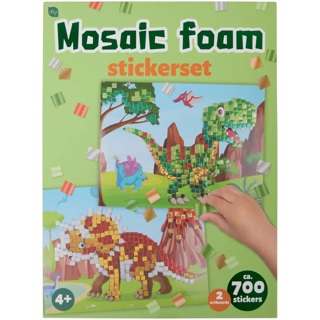 Kit criativo de mosaicos e pedras autocolantes 6