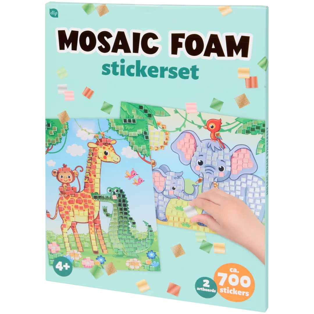 Mosaïque et adhésifs créatifs