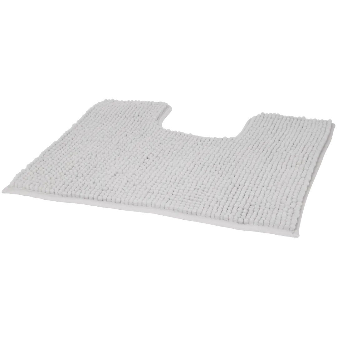 Tapis contours de WC en chenille