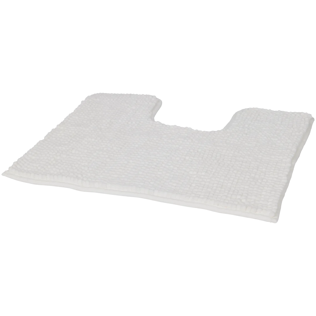 Tapis contours de WC en chenille