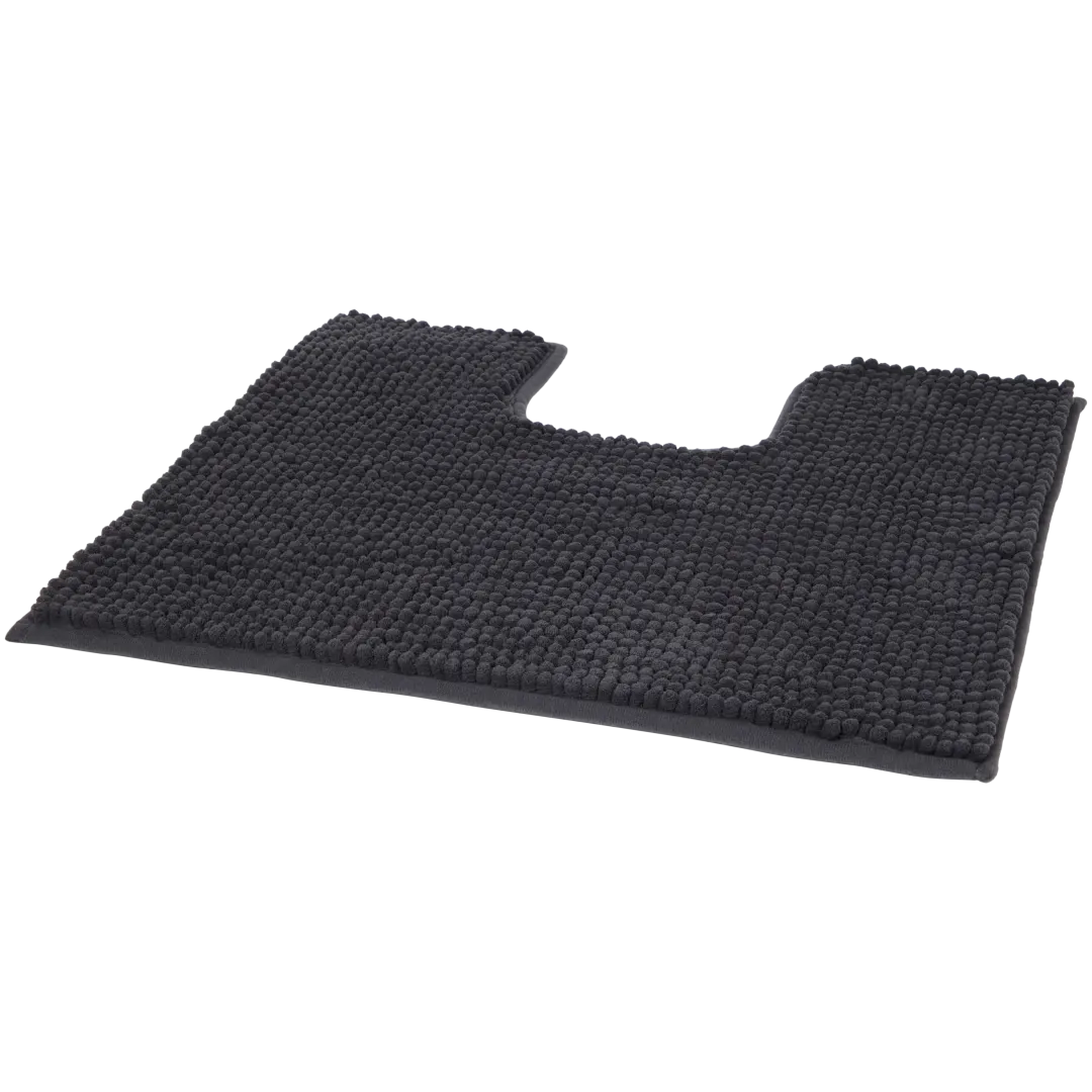 Tapis contours de WC en chenille