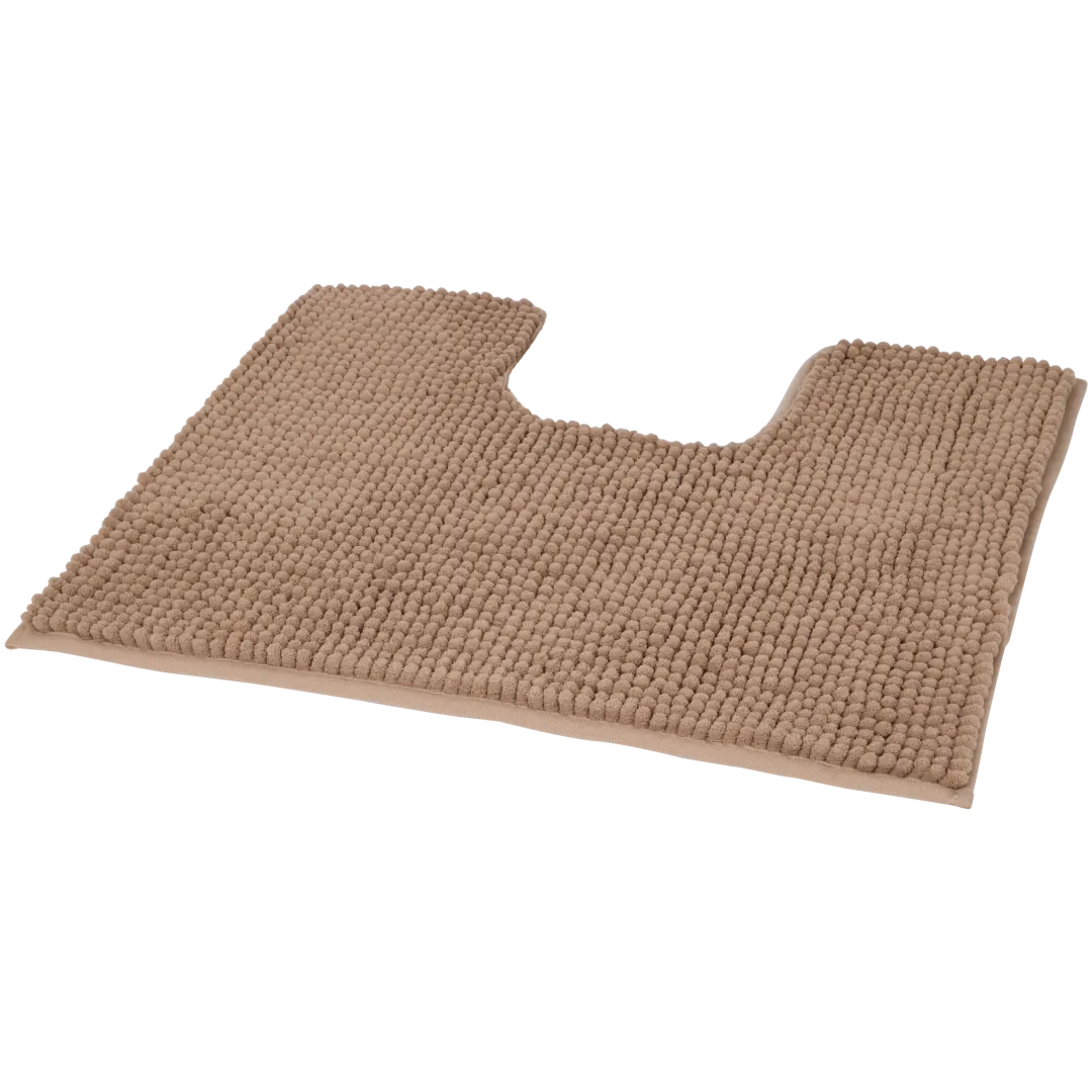 Tapis contours de WC en chenille