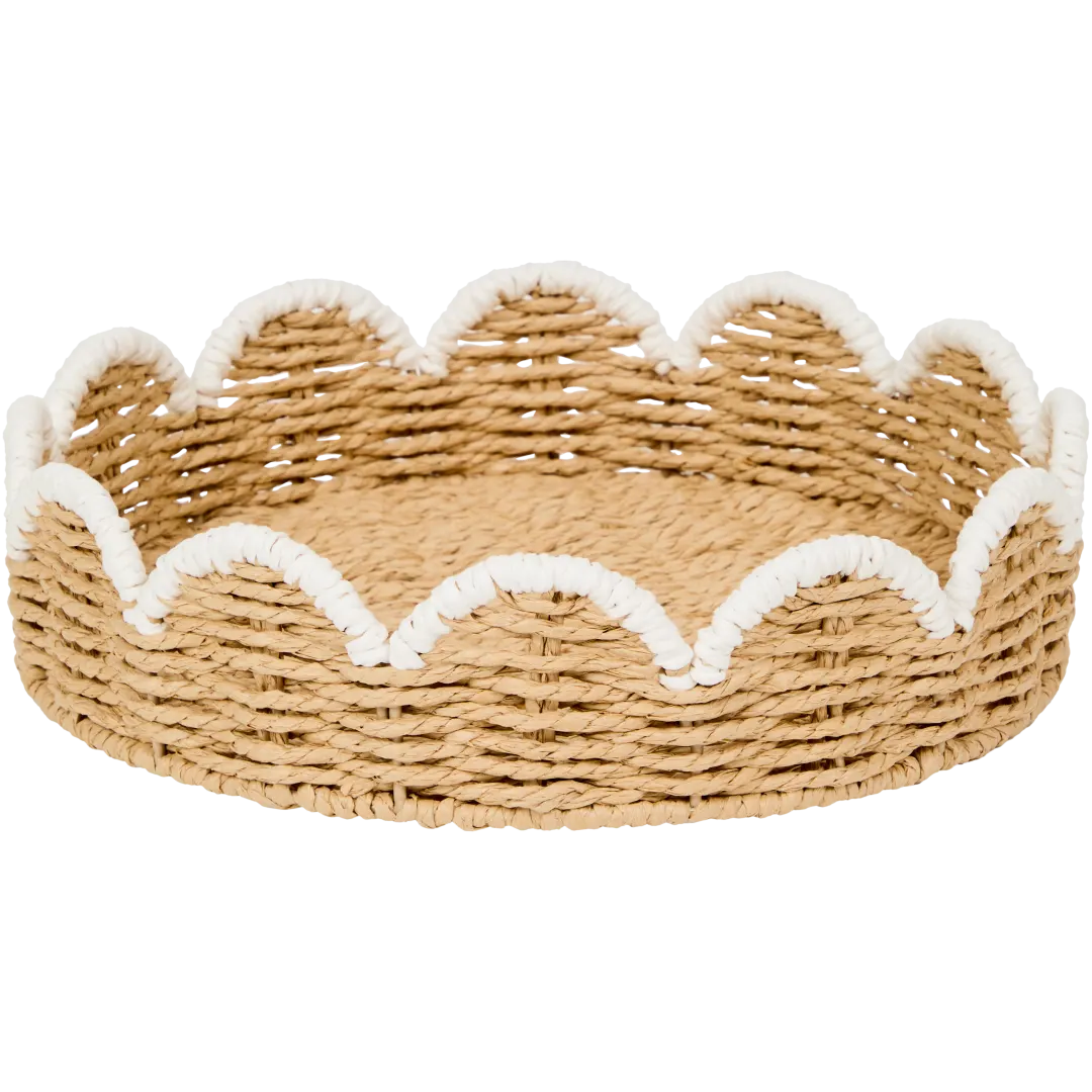 Dienblad van papierstro