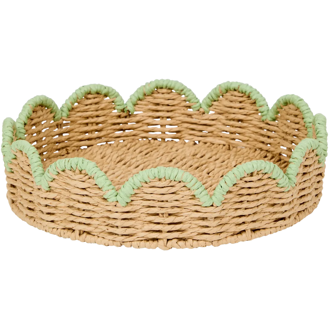 Dienblad van papierstro