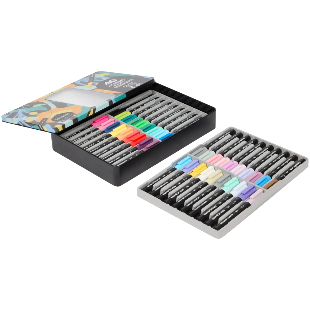 Acrylfarben-Markerset