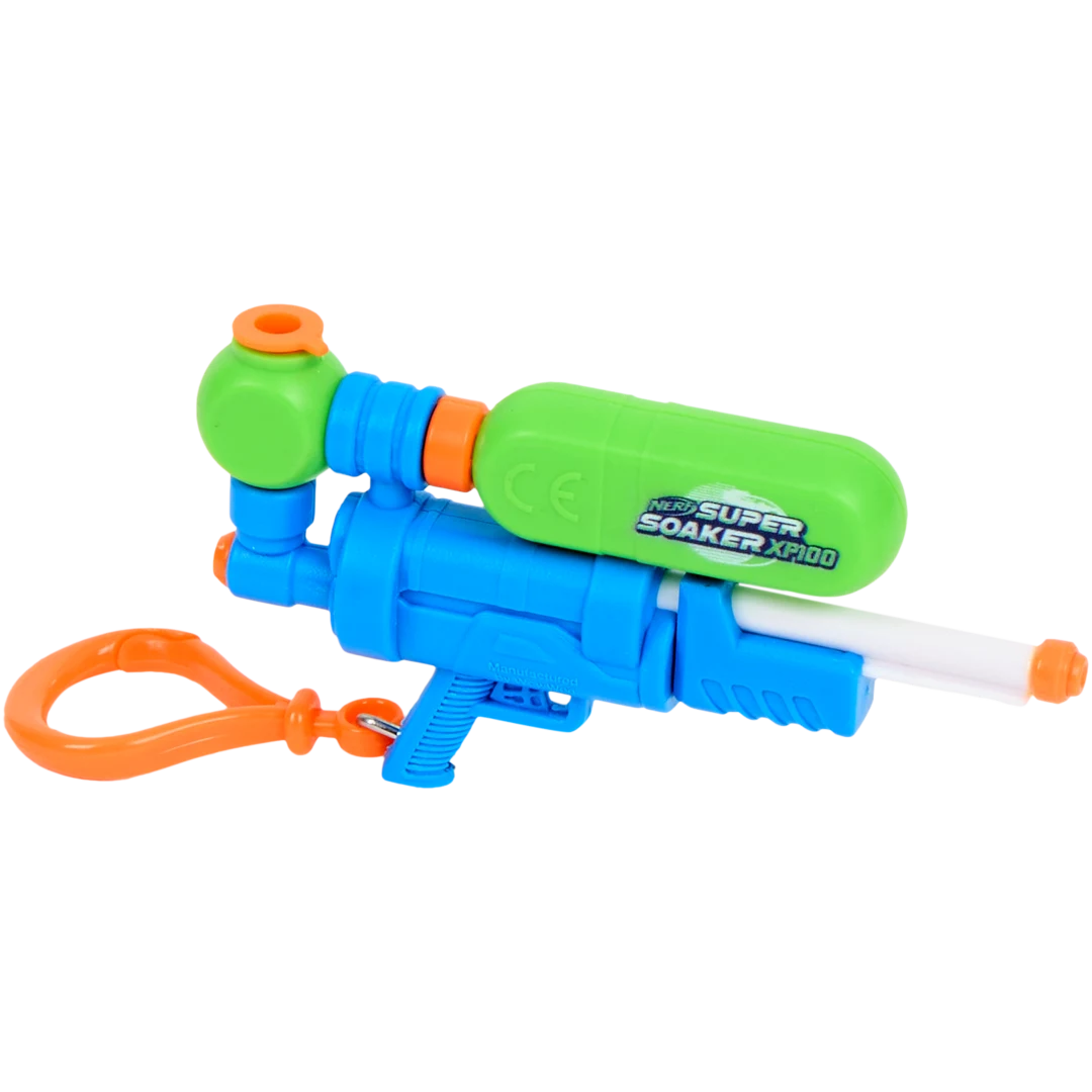 Breloczek do kluczy z minipistoletem na wodę Nerf