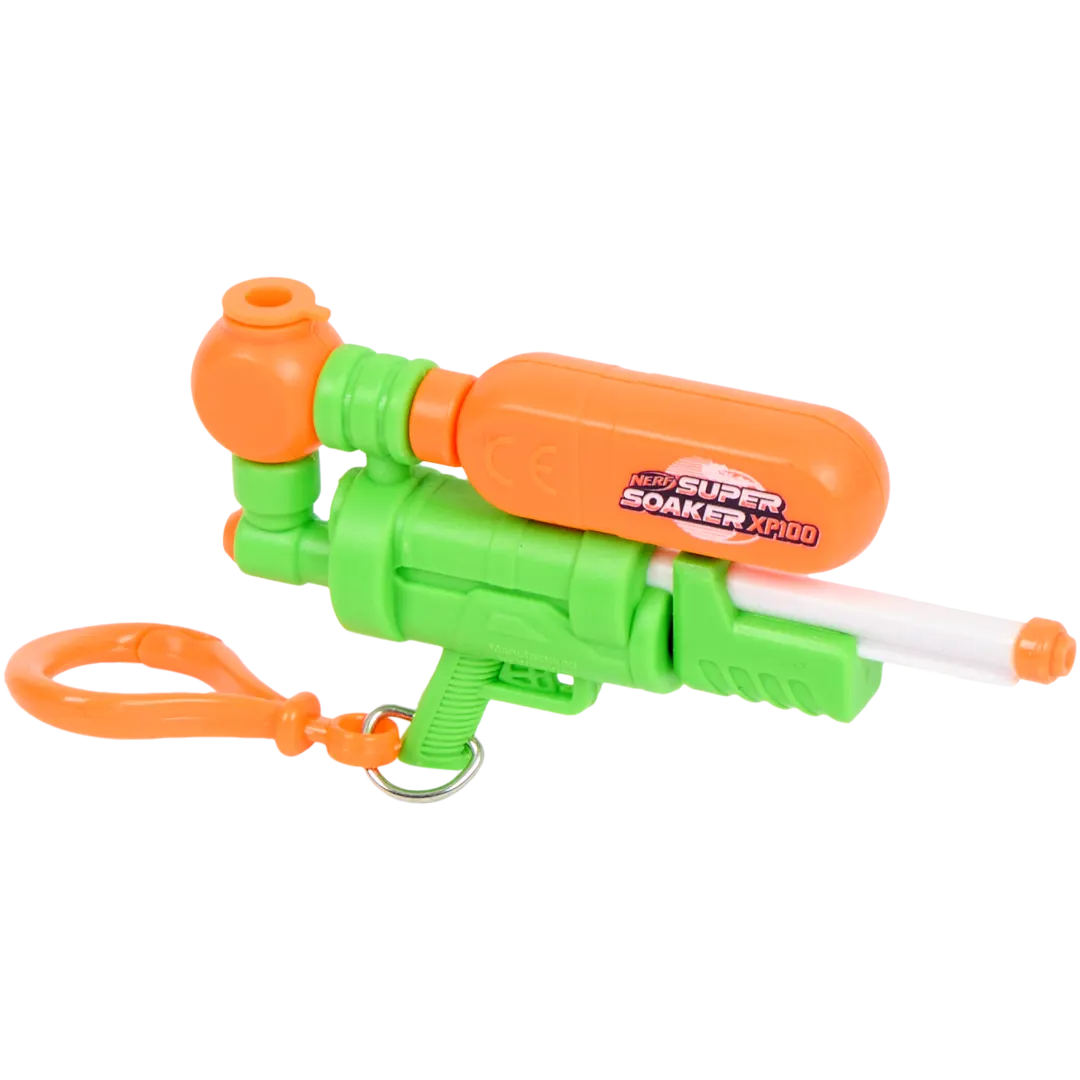 Breloczek do kluczy z minipistoletem na wodę Nerf
