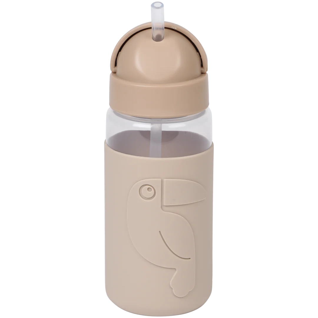 Alvär drinkbeker met rietje