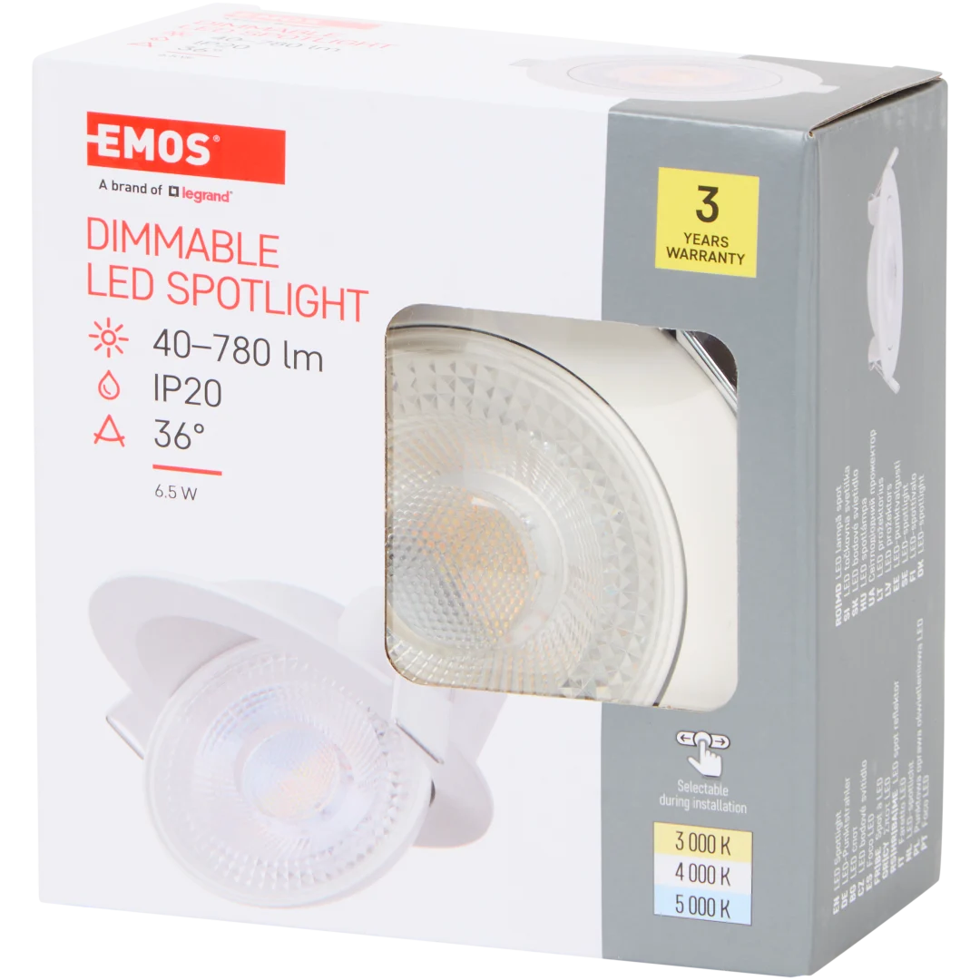 Faretto da incasso Emos legrand