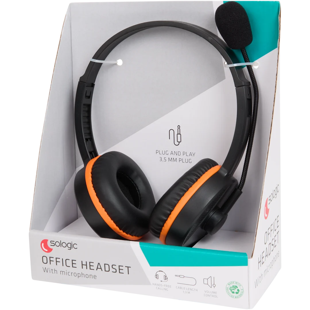 Cuffie per telefono con microfono Sologic 3