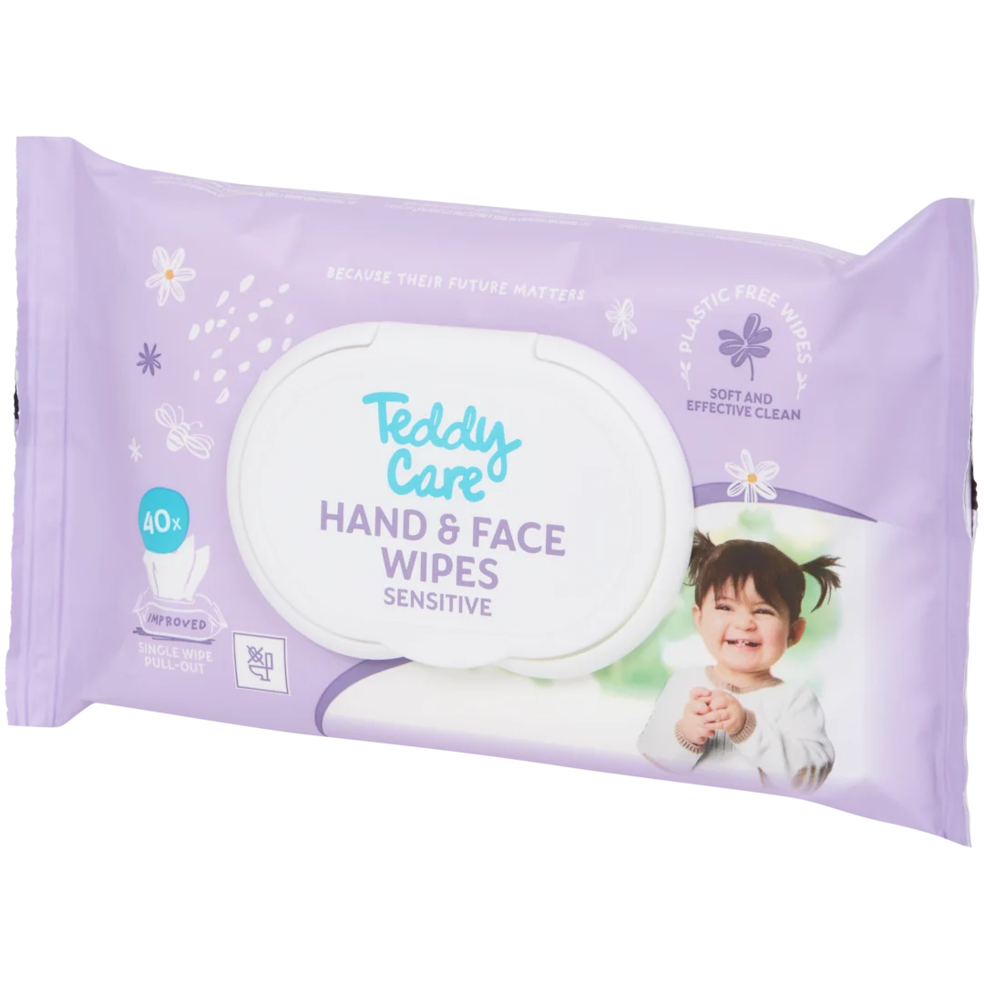 Șervețele pentru mâini și față Teddy Care 1