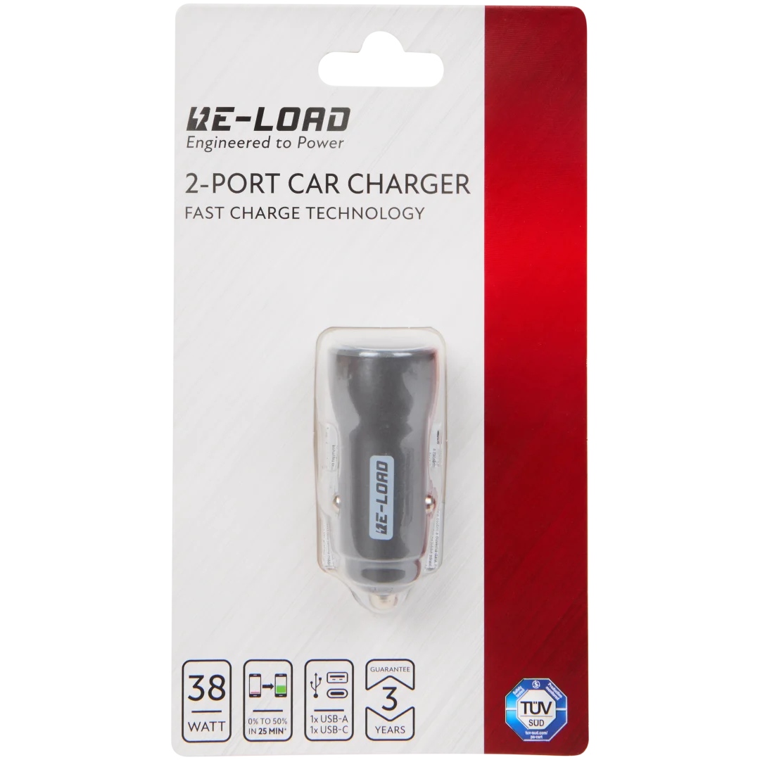 2-portová nabíjačka do auta Re-load 3