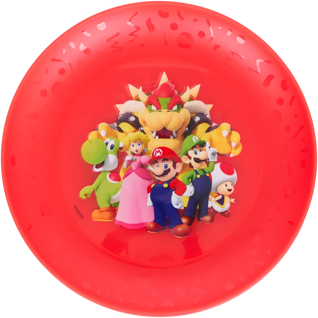 Assiettes de fête en plastique