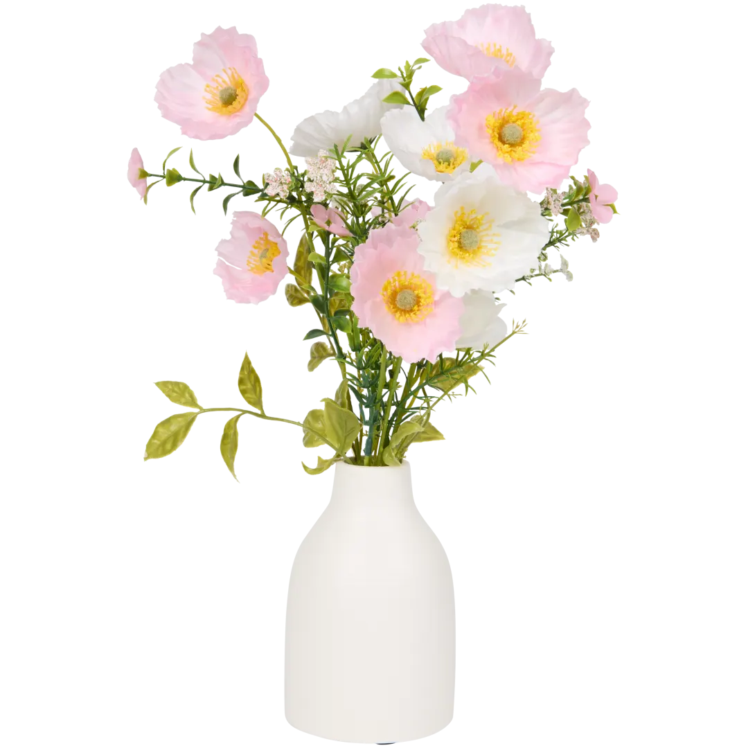 Kunstblumenstrauß in Vase