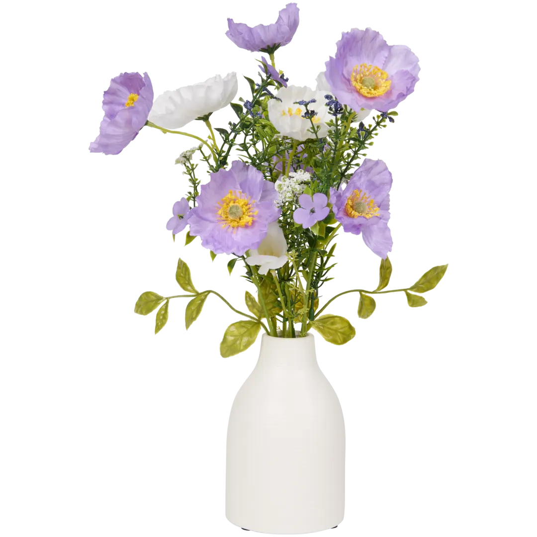 Kunstblumenstrauß in Vase
