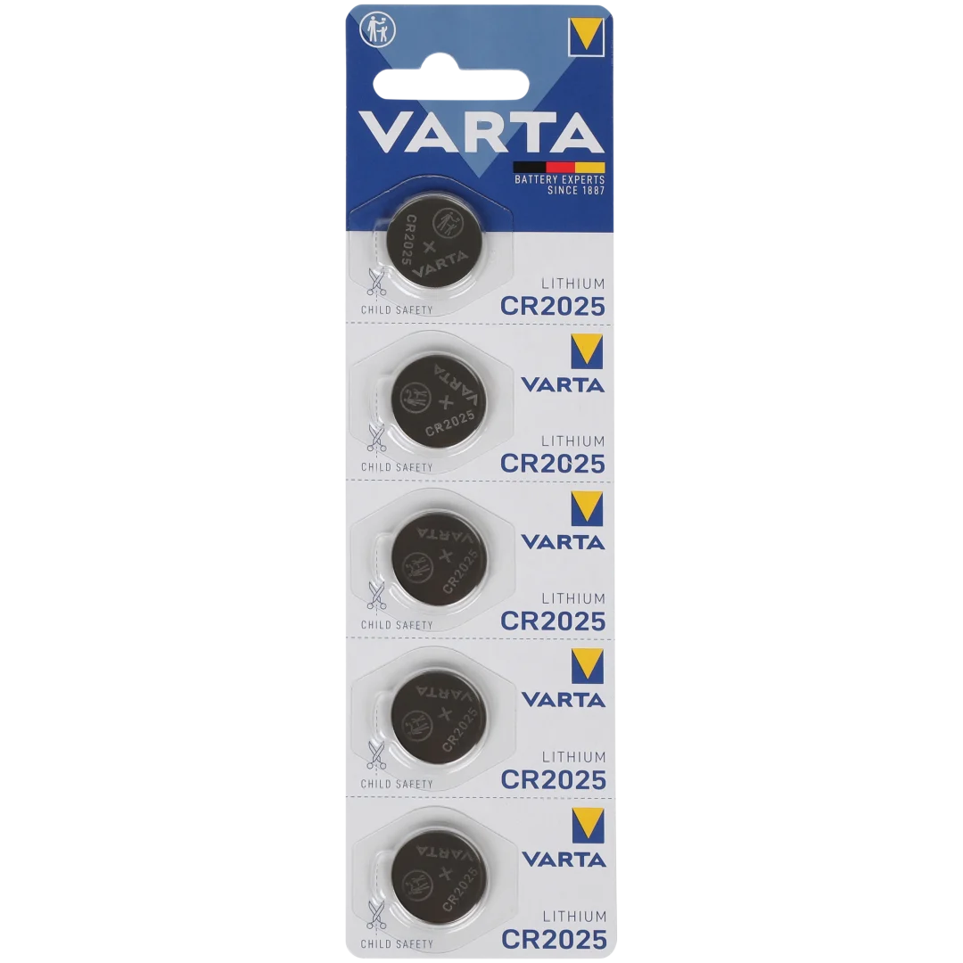 Varta knoopcelbatterijen CR2025 1