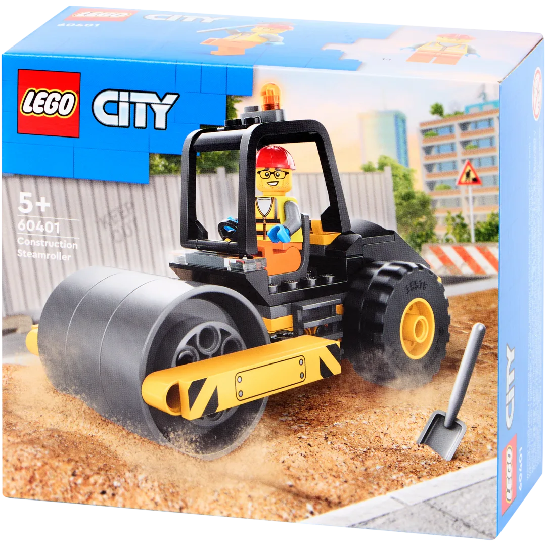 LEGO City Le rouleau compresseur de chantier 1