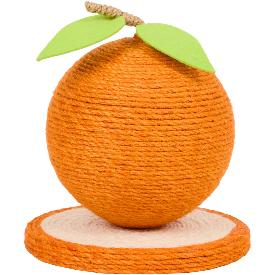 Arranhador em forma de fruta