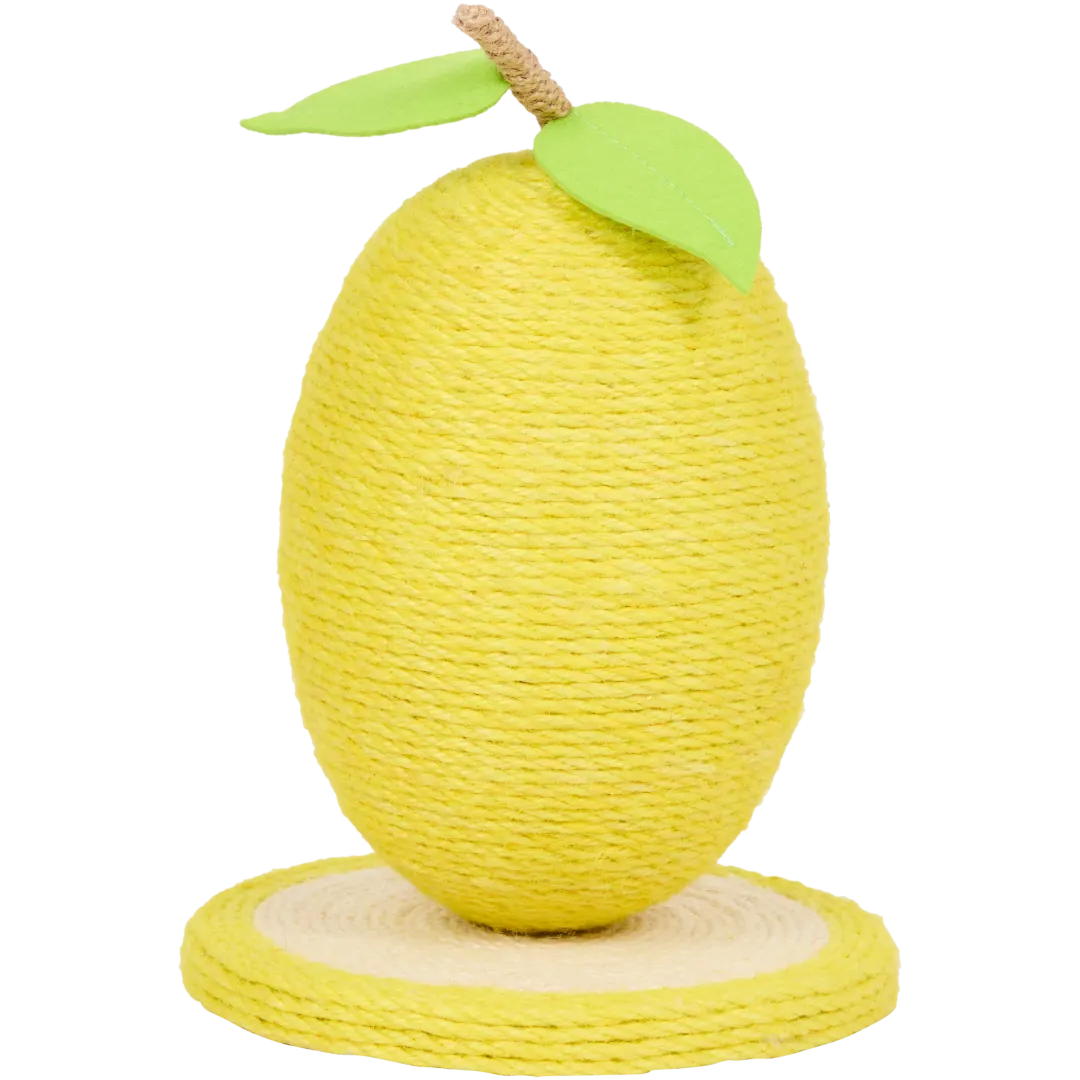 Arranhador em forma de fruta