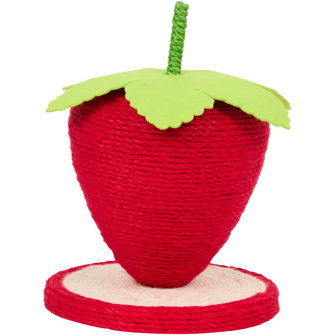Arranhador em forma de fruta