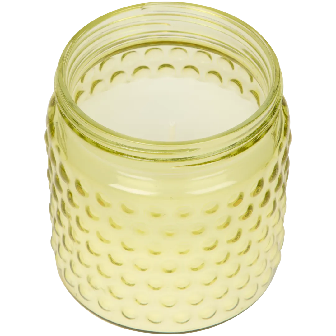 Candela citronella in vaso di vetro 9