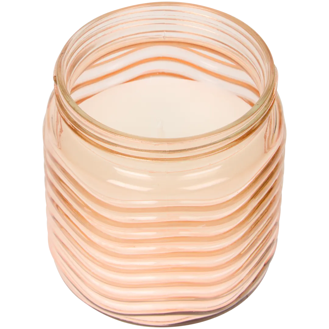 Candela citronella in vaso di vetro 2