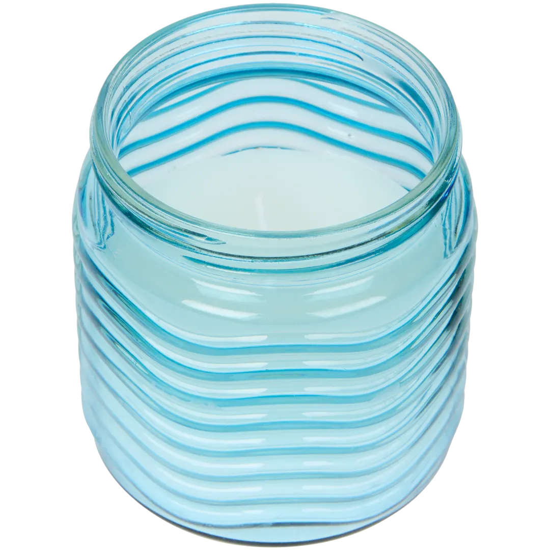 Candela citronella in vaso di vetro 3