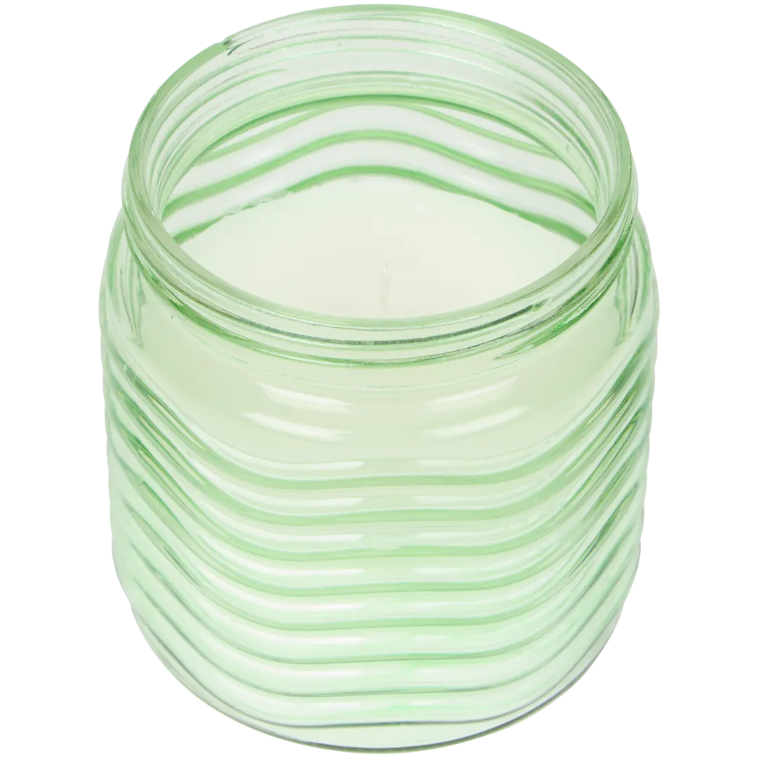 Candela citronella in vaso di vetro 4