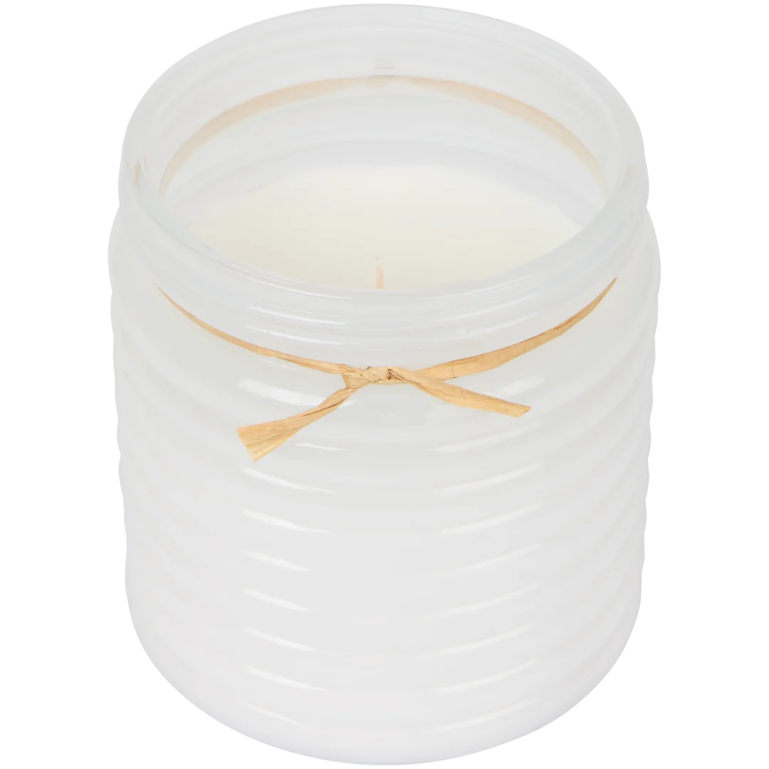 Candela citronella in vaso di vetro 5