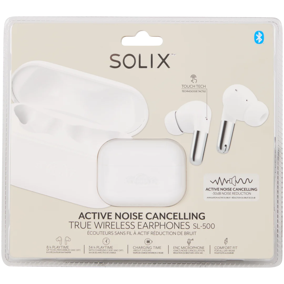 Solix draadloze oordopjes met active noise cancelling 5
