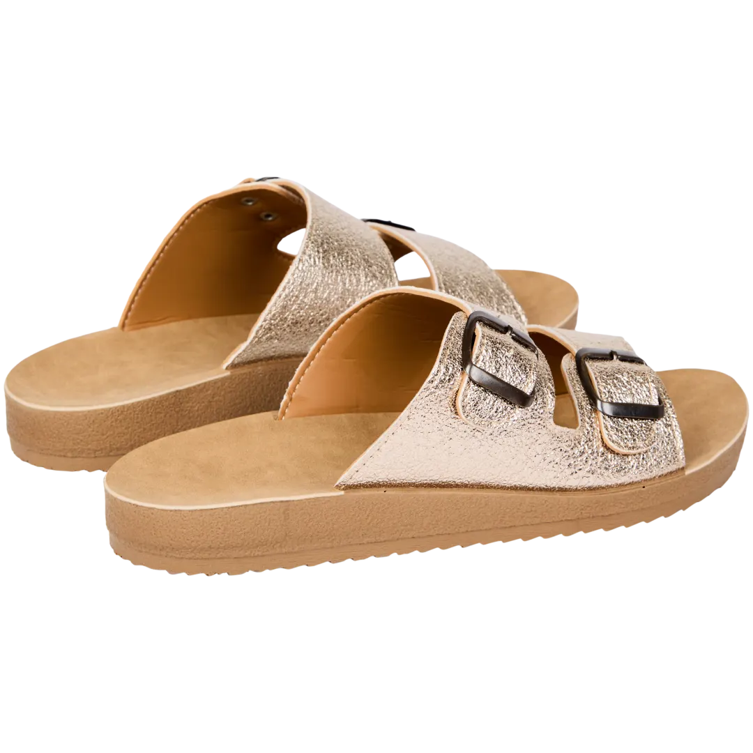 Claquettes à semelle compensée 2