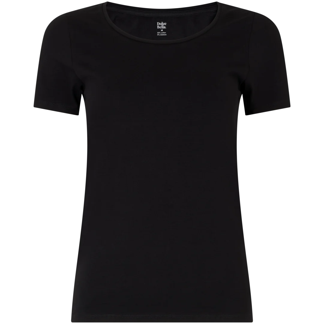 T-shirt com decote redondo Dolce Bella